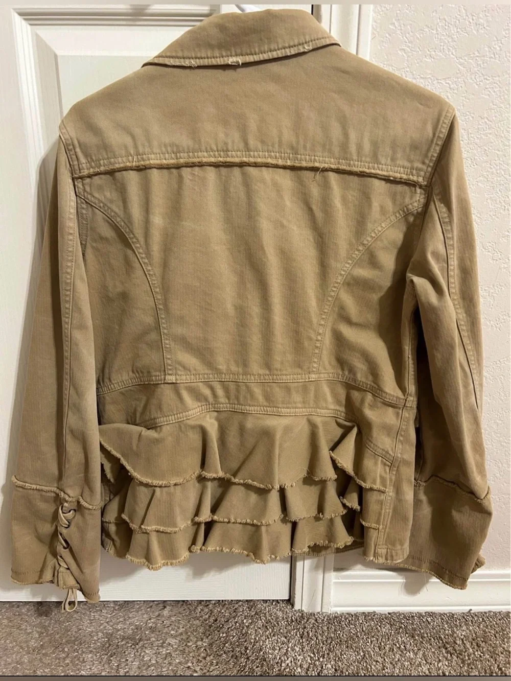 Free People ruffle jacket - Picture 7 of 12